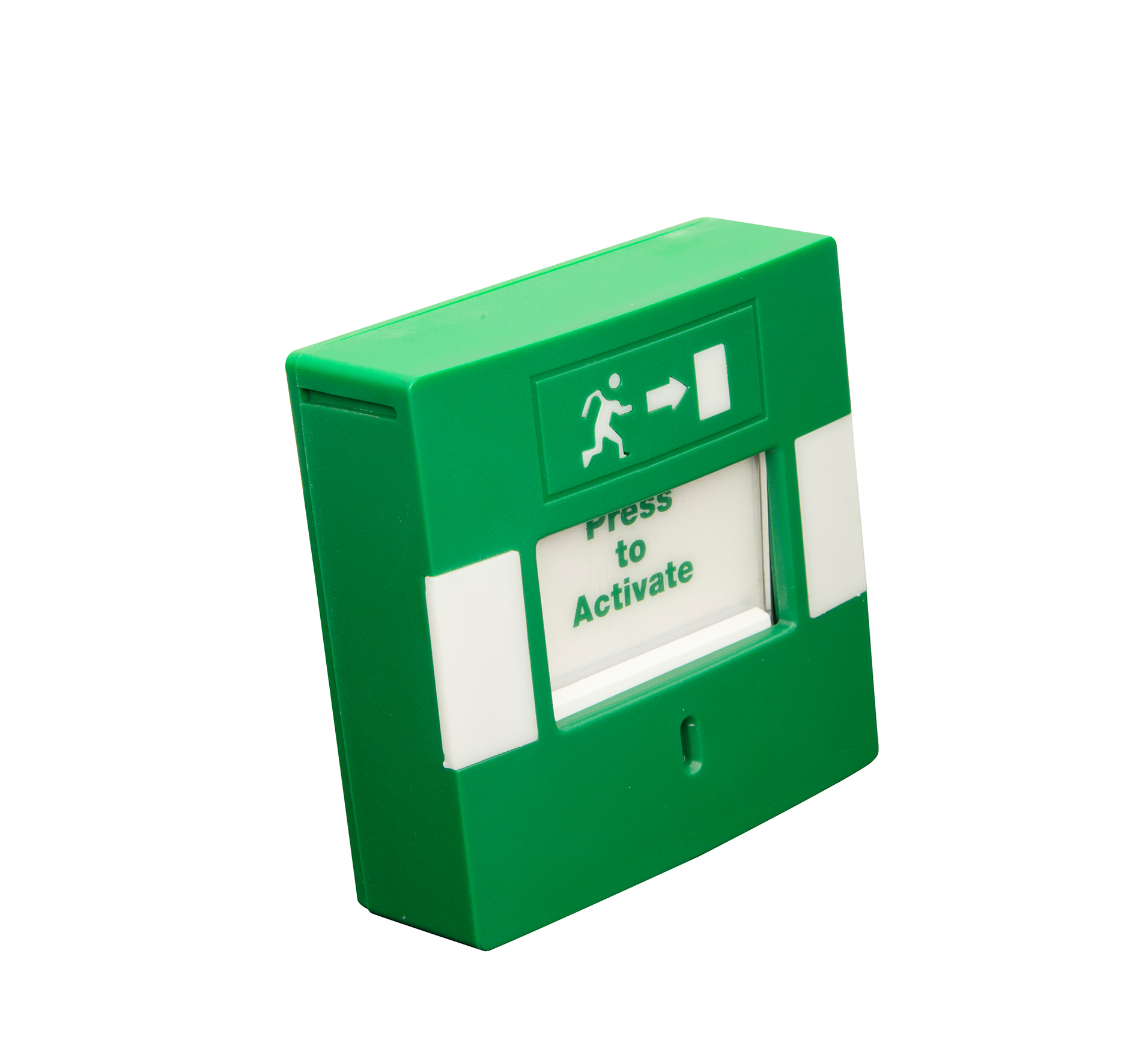 雙刀復位緊急報警開關附LED(綠色)